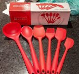 Conjunto de Utensílios Casambiente de Silicone – Amo Cozinhar UTSI108 6 Peças