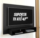 Painel com suporte para Tv até 47″ FLASH cor Preto – Artely, Grande