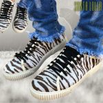 Tênis Couro Santa Lolla Animal Print Pelo Feminino