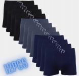 Kit Cuecas Boxer RP Basic Com 12 Peças