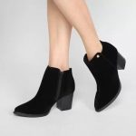 Bota Cano Curto Via Uno Cabra Feminina (2 Cores)