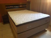 Cama Box Casal (Box + Colchão) Plumatex Molas – 65cm de Altura Ópus