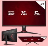 Monitor Gamer AOC SPEED 24″ 75Hz IPS 1ms