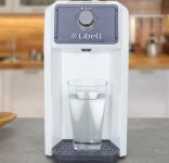 Purificador de Água Libell de Mesa e Parede – Branco e Cinza LN100 Água Natural