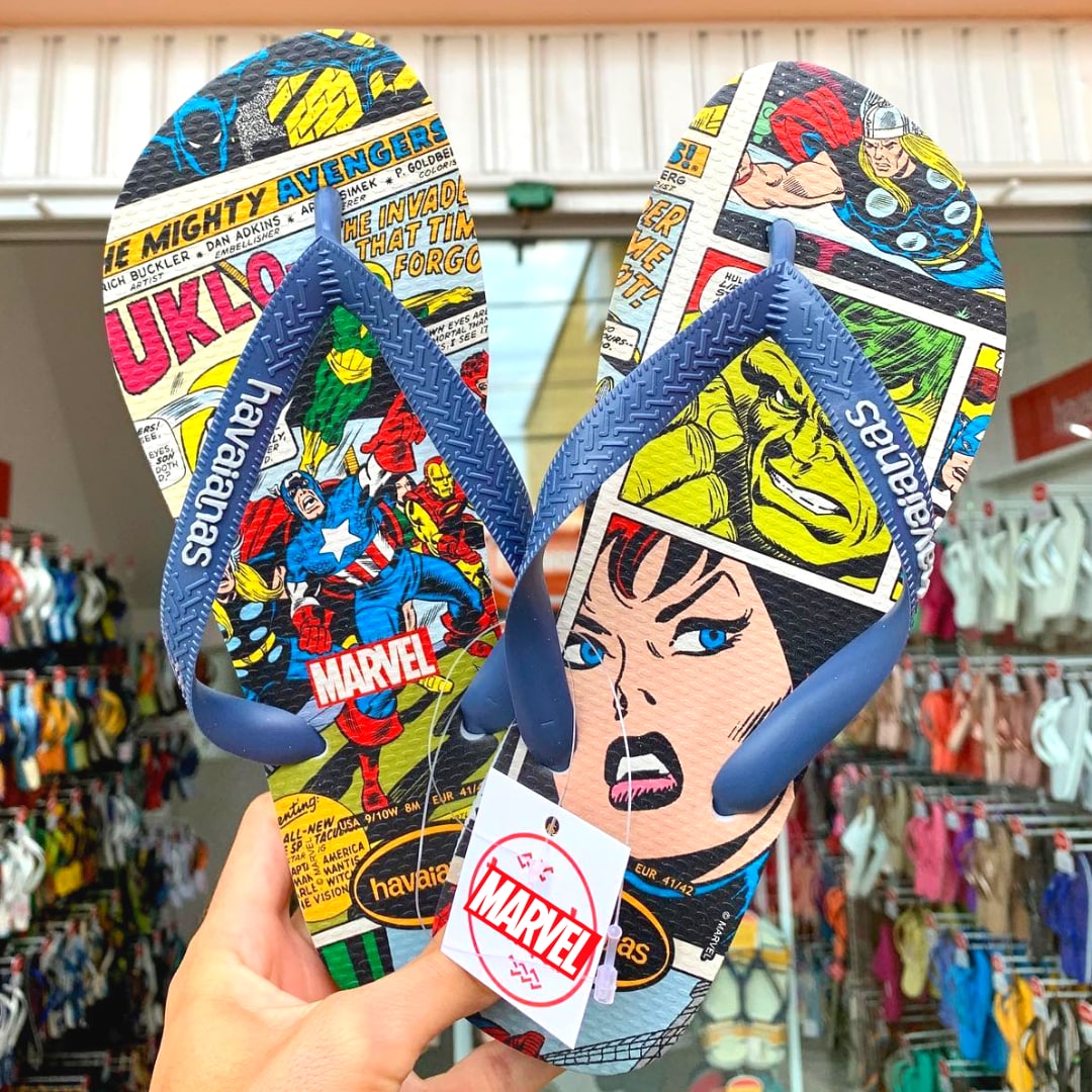 Chinelo Havaianas Top Marvel Classics