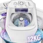 Lavadora de Roupas Electrolux LAC12 – 12Kg Cesto Inox 12 Programas de Lavagem