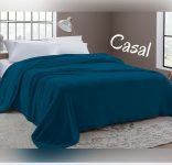 Cobertor Casal Camesa em Microfibra – Verde Petróleo