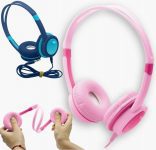 Headphone Kids I2Go 1,2M Rosa com Limitador de Volume – I2Go Basic
