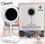 Smart Câmera ET com Visão Noturna 1080p, EKAZA, EKVZ-R4114, Branco e Preto