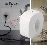 Tomada Inteligente Smarteck, 10A, Bivolt, compatível com Alexa