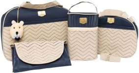 Kit Bolsas Para Bebe 4 Peças Saída De Maternidade Azul – marinho