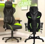 Cadeira Gamer XT Racer Reclinável Preta e Verde