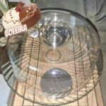 Boleira de Vidro Redonda com Tampa de Plástico – Ruvolo Bari 32cm