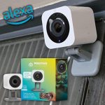 Smart Câmera Wi-Fi Positivo Casa Inteligente, 1080p Full HD, 15 FPS, áudio bidirecional, detecção de movimentos, visão noturna, Bivolt – Compatível com Alexa, Branco, 2A
