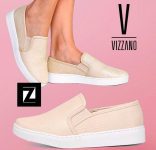 Tênis Slip On Vizzano Animal Print Cano Baixo Feminino