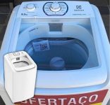 Lavadora de Roupas Electrolux LES09 8,5kg – 10 Programas de Lavagem