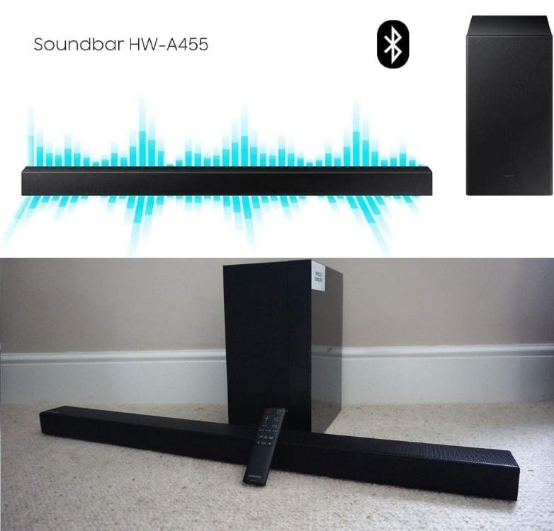 Soundbar samsung 300w sales rms