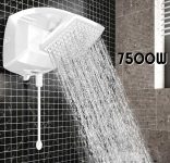 Ducha Futura Multitemperaturas 220V, 7500W, Lorenzetti 7531282, Branco