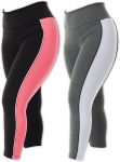 Kit com 2 Calças Legging Capri Suplex