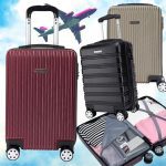 Mala Pequena De Bordo 4 Rodas Viagens Abs Reforçada