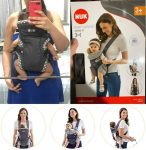 Baby Carrier Natural Fit 3 em 1 – NUK, Cinza