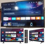 Smart TV LED 43″ 4K TCL 43P615 com WiFi, Bluetooth, Google Assistant e Alexa