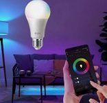 Smart Lâmpada Led Colors, 10w Bivolt Wi-FI – Elgin, compatível com Alexa