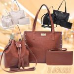 Kit 3 Bolsas Sacolas Femininas