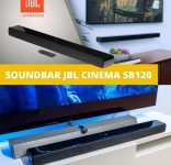 Soundbar JBL Cinema SB120 2.0 Canais 55W Com Bluetooth e Subwoofer Embutido – JBLSB120BLKBR