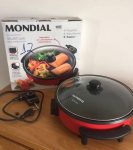 Panela Elétrica Mondial, MultiCook Red, 110V, 1200W – PE-28