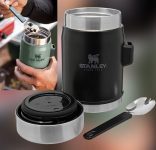 The Legendary Food Jar + Spork 400 ml Preto fosco