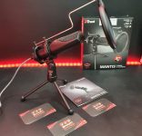 Microfone Streaming GXT 232 Mantis USB com tripé para fluxos no YouTube, Twitch e Facebook – PC e Laptop – Trust Médio