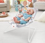 Fisher Price Baby Cadeirinha Diversão no Arco-íris Branco