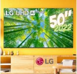 Smart TV 50” 4K LED LG 50UQ8050 AI Processor – Wi-Fi Bluetooth HDR Alexa Google Assistente 3 HDMI