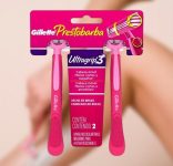 Aparelho de Depilar Descartável Feminino Gillette Prestobarba UltraGrip3 – 2 unidades