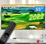 Smart TV 55” 4K NanoCell LG Quantum Dot QNED 120Hz – AI Processor Wi-Fi Bluetooth HDR Alexa 55QNED80