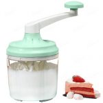 Batedeira Batedor Manual Manivela com Recipiente Mixer 1,2L