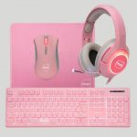 Combo Gamer 4 em 1 Dazz Serie M – Rosa