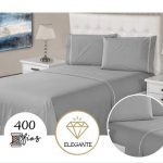 Jogo Lençol 3 Peças Casal 400 Fios Ponto Palito Casa Dona