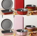 Conjunto de assadeiras em aço carbono 5 peças Color Day – La Cuisine