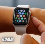 Apple Watch Series 3 (GPS) 42mm Caixa Prateada – Alumínio Pulseira Esportiva Branca