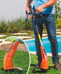 Aparador De Grama Elétrico Tramontina Ap1000t Com Diâmetro De Corte De 280 Mm 1000W