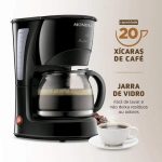 Cafeteira Elétrica Pratic 20X, Mondial, 110V, 600W, Preto – CN-01-20X