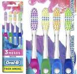 Oral-B Escova Dental Indicator, Colors 35 – 4 unidades
