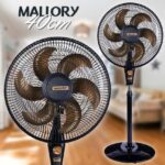 Ventilador de Coluna, Delfos TS+, Preto/Dourado, 220v, Mallory