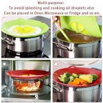 Tampa Anti Derramamento e Respingos Silicone Casa Cozinha