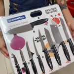 Jogo de Facas 9 Peças Tramontina Plenus 23498048 Preto