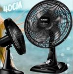 Ventilador de Mesa 40cm Super Power, Mondial, 110V, 140W, Preto/Prata – VSP-40-B
