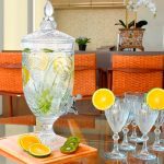 Dispenser De Cristal Para Bebida Com Pé Glory 4l Rojemac