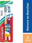 Colgate Escova Dental Tripla Ação, Cores Sortidas, 2 Unidades